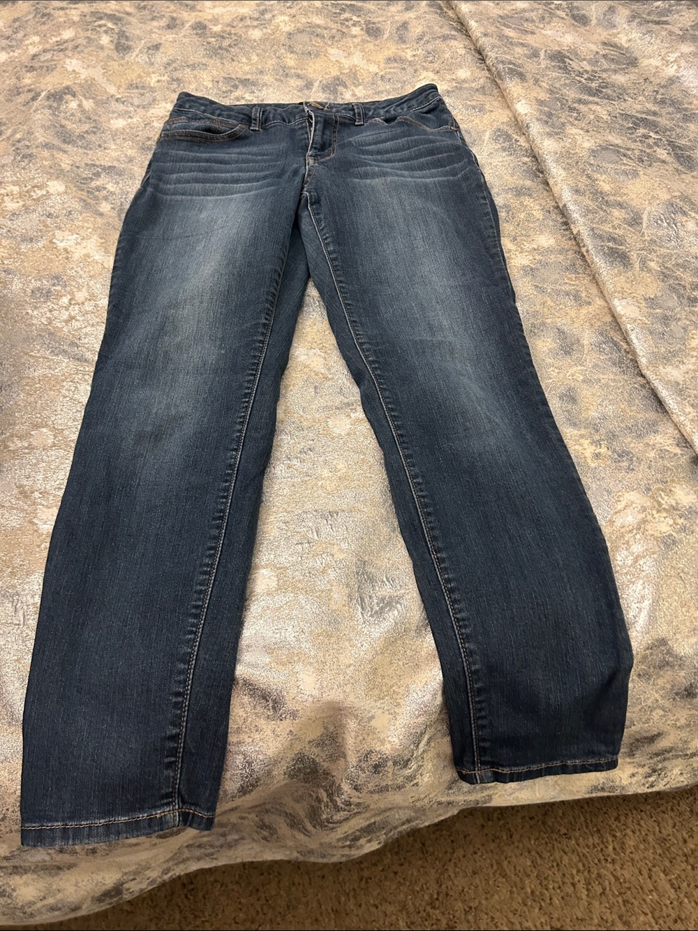 1822 Denim Women's Straight Leg Jeans - Dark Blue Wash